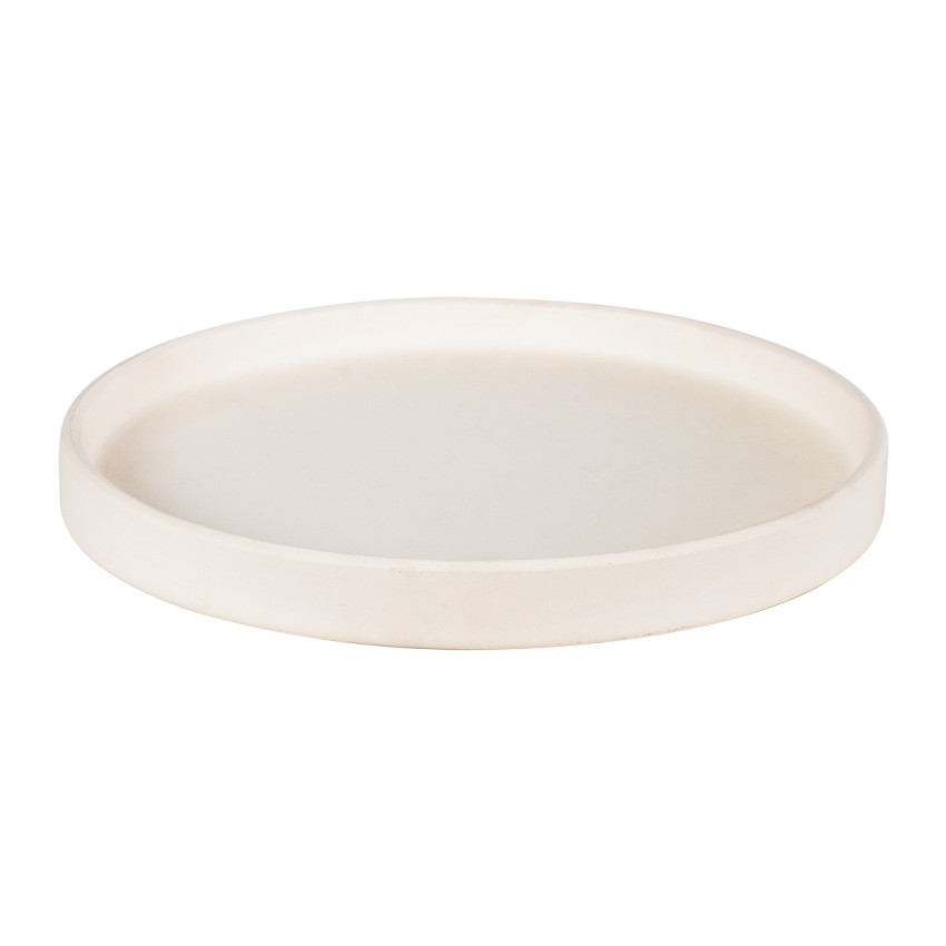 Τεχνητός Κήπος PARGA  Πήλινο Κεραμικό Κασπώ Γλάστρα -  Μπεζ Φ23cm x Υ20.5cm