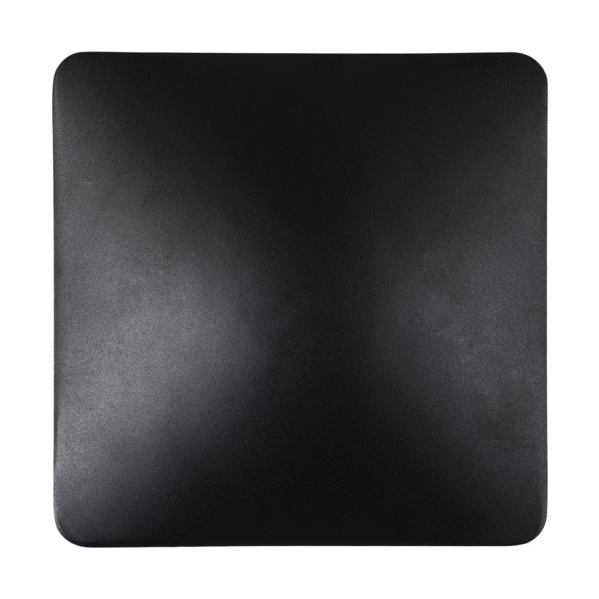 HELIO-S  Φωτιστικό Τοίχου - Απλίκα Αρχιτεκτονικού Φωτισμού Εσωτερικού/Εξωτερικού Χώρου LED 12W 1440lm 120° x 360° AC 220-240V Αδιάβροχο IP65 Μ26 x Π5 x Υ26cm - Φυσικό Λευκό 4500K - Μαύρο - Τετράγωνο - Bridgelux Chip