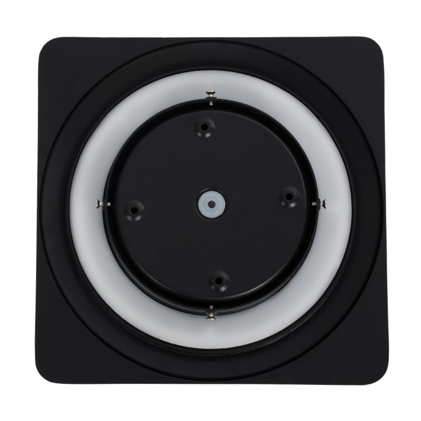 HELIO-S  Φωτιστικό Τοίχου - Απλίκα Αρχιτεκτονικού Φωτισμού Εσωτερικού/Εξωτερικού Χώρου LED 12W 1440lm 120° x 360° AC 220-240V Αδιάβροχο IP65 Μ26 x Π5 x Υ26cm - Φυσικό Λευκό 4500K - Μαύρο - Τετράγωνο - Bridgelux Chip