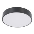 GLOBOSTAR® BURTON  Μοντέρνο Κρεμαστό Φωτιστικό Οροφής LED 67W 7370lm 120° AC 220-240V IP20 Ρυθμιζόμενο Λευκό CCT με Χειριστήριο από 2700K έως 6000K Dimmable - Lumileds SMD Chip - Μαύρο Ματ - Μ40 x Π40 x Υ8cm