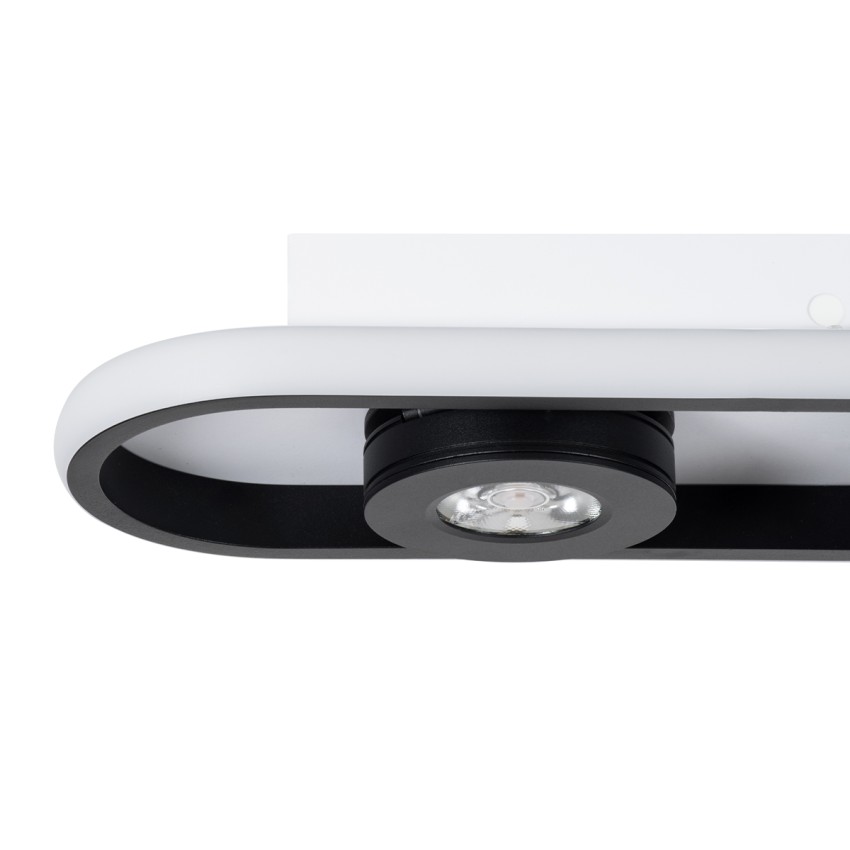NESPO  Φωτιστικό Οροφής Linear Design LED CCT με Κινούμενα Σποτ LED Spot Downlight 36W 4032lm 360° & 45° AC 220-240V - Εναλλαγή Φωτισμού μέσω Διακόπτη On/Off All In One Ψυχρό 6000k+Φυσικό 4500k+Θερμό 2700k Μ40 x Π13 x Υ6.5cm - Μαύρο