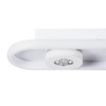NESPO  Φωτιστικό Οροφής Linear Design LED CCT με Κινούμενα Σποτ LED Spot Downlight 48W 5376lm 360° & 45° AC 220-240V - Εναλλαγή Φωτισμού μέσω Διακόπτη On/Off All In One Ψυχρό 6000k+Φυσικό 4500k+Θερμό 2700k Μ80 x Π13 x Υ6.5cm - Λευκό