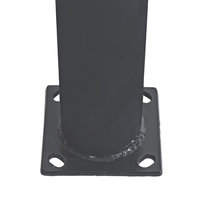 CANCUN  Urban Light Φωτιστικό Πάρκου - Πλατείας - Κήπου Ύψους 2 μέτρων LED 40W 5440lm 60° AC100-240VAC IP67 IK09 - D15.5 x H200cm - Anthracite Grey - Φυσικό Λευκό 4000K - LUMILEDS - MEAN WELL DRIVER