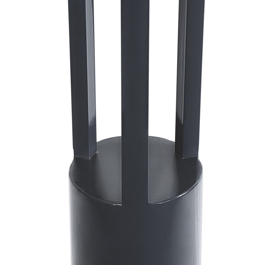 CANCUN  Urban Light Φωτιστικό Πάρκου - Πλατείας - Κήπου Ύψους 3.5 μέτρων LED 40W 5440lm 60° AC100-240VAC IP67 IK09 - D15.5 x H350cm - Anthracite Grey - Φυσικό Λευκό 4000K - LUMILEDS - MEAN WELL DRIVER