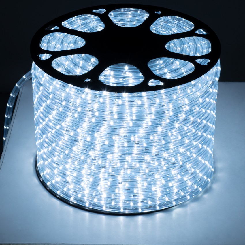 Φωτοσωλήνας LED DIODE 1m 3.9W/m 36LED/m 195lm/m 360° DC 230V Αδιάβροχος IP68 Ψυχρό Λευκό 6000K Dimmable