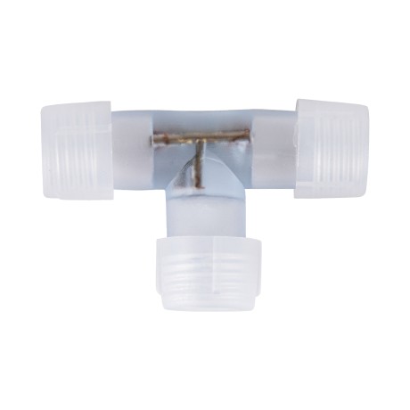 Σύνδεσμος T για Μονόχρωμο Φωτοσωλήνα LED 360° Degree DC 230V 2 Pin Αδιάβροχος IP68
