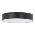 GLOBOSTAR® BURTON 61200-S Μοντέρνο Φωτιστικό Οροφής LED 67W 7370lm 120° AC 220-240V IP20 Ρυθμιζόμενο Λευκό CCT με Χειριστήριο από 2700K έως 6000K Dimmable - Lumileds SMD Chip - Μαύρο Ματ - Μ40 x Π40 x Υ8cm