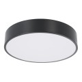 GLOBOSTAR® BURTON 61200-S Μοντέρνο Φωτιστικό Οροφής LED 67W 7370lm 120° AC 220-240V IP20 Ρυθμιζόμενο Λευκό CCT με Χειριστήριο από 2700K έως 6000K Dimmable - Lumileds SMD Chip - Μαύρο Ματ - Μ40 x Π40 x Υ8cm