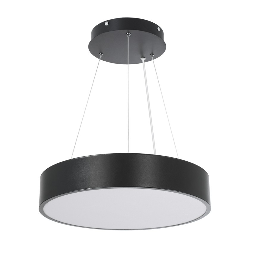 GLOBOSTAR® BURTON 61200-S Μοντέρνο Φωτιστικό Οροφής LED 67W 7370lm 120° AC 220-240V IP20 Ρυθμιζόμενο Λευκό CCT με Χειριστήριο από 2700K έως 6000K Dimmable - Lumileds SMD Chip - Μαύρο Ματ - Μ40 x Π40 x Υ8cm