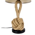GLOBOSTAR® MONKEYFIST  Vintage Επιτραπέζιο Φωτιστικό Πορτατίφ με Ντουί 1 x E27 AC 220-240V IP20 - Μπεζ - Μ27 x Π27 x Υ58cm
