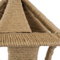 SOLITARIO  Boho Κρεμαστό Φωτιστικό Φιγούρα Μονόφωτο 1 x E27 IP20 Μπεζ Σχοινί -Μ36 x Π36 x Y30cm
