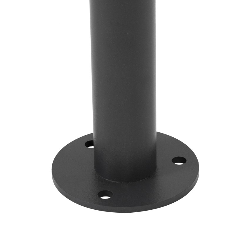 GARDENIA  Φωτιστικό Κήπου - Κολωνάκι Αρχιτεκτονικού Φωτισμού Εξωτερικού Χώρου LED 7W 700lm 60° AC220-240V Αδιάβροχο IP65 - Σώμα Αλουμινίου & Tempered Glass - Μ12 x Π18 x Υ90cm - Θερμό Λευκό 2700K - Γκρι Ανθρακί - Bridgelux Chip