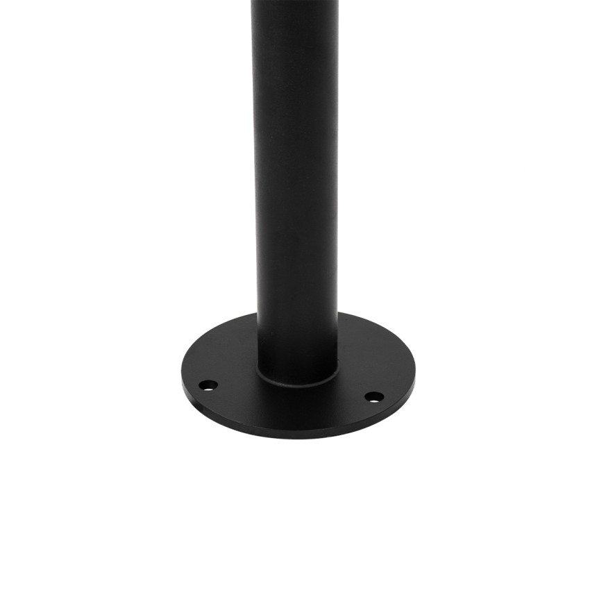 GARDENIA  Φωτιστικό Κήπου - Πάρκου - Πλατείας - Κολωνάκι Αρχιτεκτονικού Φωτισμού Εξωτερικού Χώρου LED 7W 700lm 60° AC220-240V Αδιάβροχο IP65 - Σώμα Αλουμινίου & Tempered Glass - Μ15 x Π18 x Υ180cm - Θερμό Λευκό 2700K - Μαύρο - Bridgelux Chip