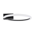 CINDERELLA  Φωτιστικό Οροφής Δαχτυλίδι-Κύκλος LED CCT 16W 1792lm 360° AC 220-240V - Εναλλαγή Φωτισμού μέσω Διακόπτη On/Off All In One Ψυχρό 6000k+Φυσικό 4500k+Θερμό 2700k Φ28cm - Μαύρο