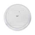 SENSORANO  Πλαφονιέρα Οροφής LED 30W 3000lm 120° AC 220-240V με Ενσωματωμένο Σύστημα Ρυθμιζόμενου Microwave Αισθητήρα Κίνησης - Αδιάβροχη IP54 Φ38 x Υ5.3cm Ψυχρό Λευκό 6000K - Λευκό - Bridgelux Chips
