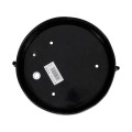GLOBOSTAR® BOATLIGHT  Vintage Φωτιστικό Καραβοχελώνα Τοίχου & Οροφής με Ντουί 1 x E27 AC 220-240V Αδιάβροχο IP65 - Μαύρο Ματ - Μ17.5 x Π17.5 x Υ9cm