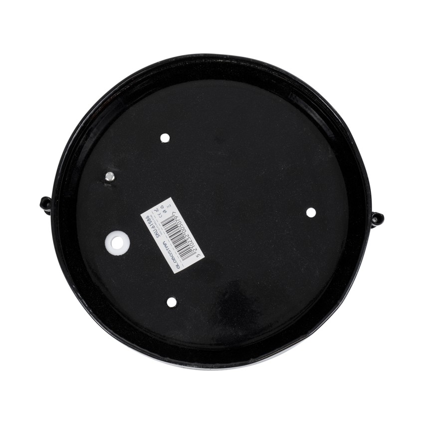 GLOBOSTAR® BOATLIGHT  Vintage Φωτιστικό Καραβοχελώνα Τοίχου & Οροφής με Ντουί 1 x E27 AC 220-240V Αδιάβροχο IP65 - Μαύρο Ματ - Μ17.5 x Π17.5 x Υ9cm