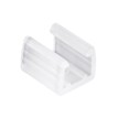 Πλαστική PVC Βάση Στήριξης για Όλες τις Μονόχρωμες EPISTAR Slim Ταινίες LED Μονής Σειράς DC 230V IP68 - Μ1.5 x Π1.3 x Υ1.1cm