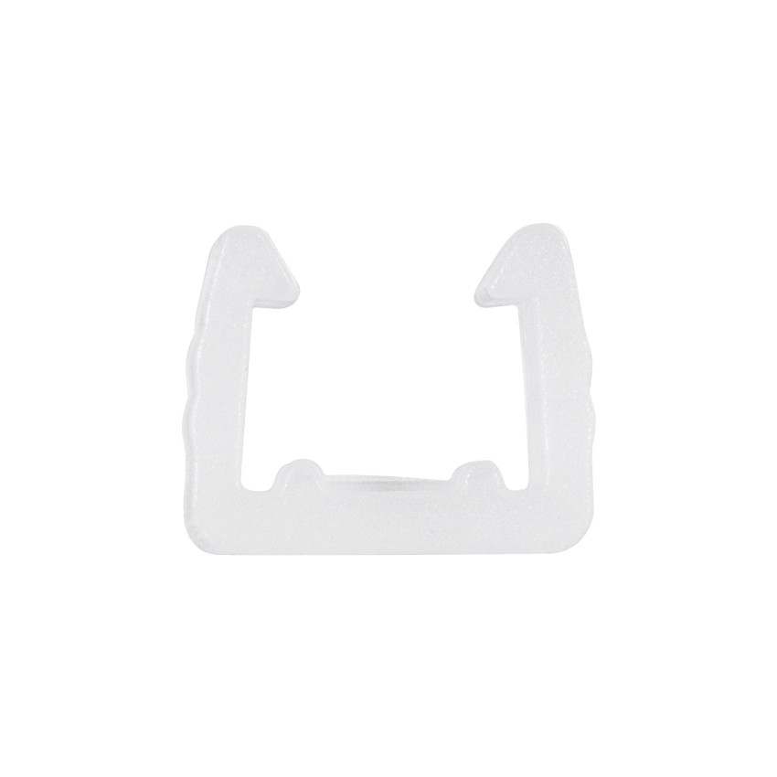 Πλαστική PVC Βάση Στήριξης για Όλες τις Μονόχρωμες EPISTAR Slim Ταινίες LED Μονής Σειράς DC 230V IP68 - Μ1.5 x Π1.3 x Υ1.1cm