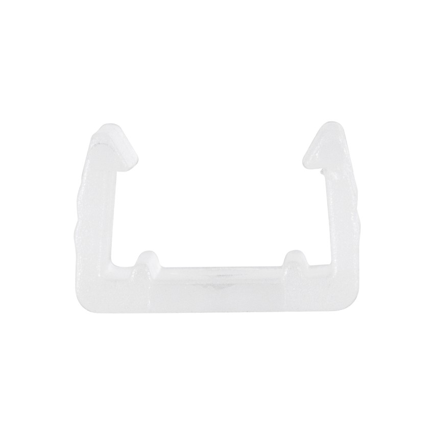 Πλαστική PVC Βάση Στήριξης για Όλες τις Πολύχρωμες RGB EPISTAR Slim Ταινίες LED Μονής Σειράς DC 230V IP68 - Μ1.5 x Π1.6 x Υ1.1cm