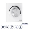 S1-K SKYDANCE AC Smart RF 2.4Ghz & Ροοστάτη - Push ON/OFF Triac Dimming AC100-240V σε AC100-240V 1 x 1.5A 360W - Max 1.5A 360W - IP20 - Λευκό Σώμα - Μ8.5 x Π8.5 x Υ5cm