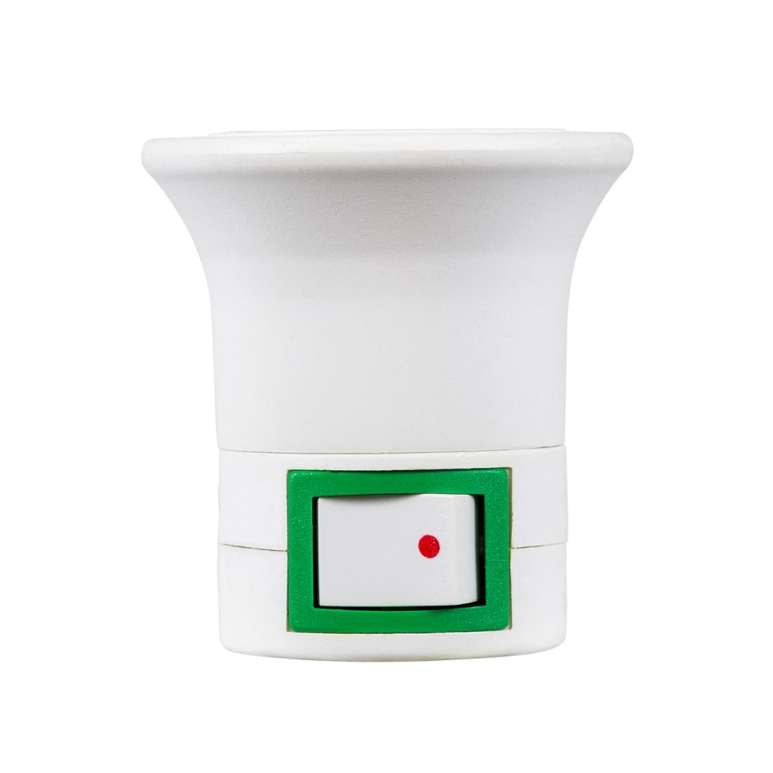 Αντάπτορας - Βάση E27 για Φωτάκι Νυχτός ELLIS με Διακόπτη On/Off Μ3.3 x Π6 x Υ5cm