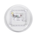 GLOBOSTAR® SENSORANO  Φωτιστικό Πλαφονιέρα Οροφής με Ανιχνευτή Microwave / Αισθητήρα Κίνησης LED 30W 3000lm 120° AC 220-240V Αδιάβροχο IP54 Φυσικό Λευκό 4500K - Lumileds SMD Chip - Λευκό Γαλακτερό - Μ38 x Π38 x Υ5.3cm