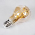 Λάμπα LED Long Filament E27 A60 Γλόμπος 10W 900lm 360° AC 220-240V IP20 Φ6 x Υ10.5cm Ultra Θερμό Λευκό 2200K με Μελί Γυαλί - Dimmable