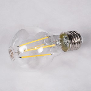 Λάμπα LED Long Filament E27 A60 Γλόμπος 10W 1100lm 360° AC 220-240V IP20 Φ6 x Υ10.5cm Φυσικό Λευκό 4000K με Διάφανο Γυαλί - Dimmable