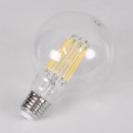 Λάμπα LED Long Filament E27 G95 Γλόμπος 12W 1320lm 360° AC 220-240V IP20 Φ9.5 x Υ13.5cm Φυσικό Λευκό 4000K με Διάφανο Γυαλί - Dimmable