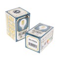 Λάμπα LED Long Filament E27 G95 Γλόμπος 12W 1320lm 360° AC 220-240V IP20 Φ9.5 x Υ13.5cm Φυσικό Λευκό 4000K με Διάφανο Γυαλί - Dimmable