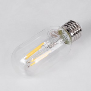 Λάμπα LED Long Filament E27 T45 Σωλήνας 4W 440lm 360° AC 220-240V IP20 Φ4.5 x Υ11cm Φυσικό Λευκό 4000K με Διάφανο Γυαλί - Dimmable