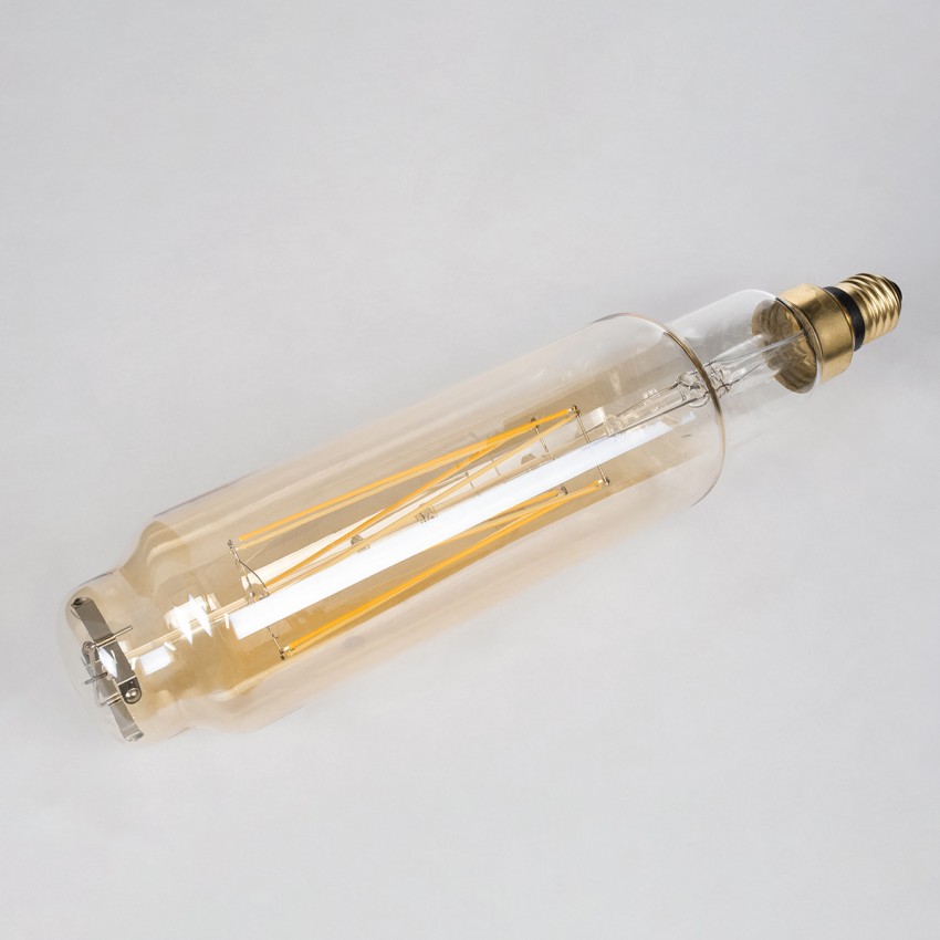 Λάμπα LED Long Filament E27 BTT80 BANANAS Γλόμπος 8W 720lm 360° AC 220-240V IP20 Φ7.8 x Υ34.5cm Ultra Θερμό Λευκό 2200K με Μελί Γυαλί - Dimmable