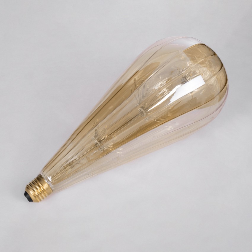 Λάμπα LED MTX Diode HP E27 BT125 BOMBSHELL Γλόμπος 1.8W 158lm 360° AC 220-240V IP20 Φ12.5 x Υ29cm Ultra Θερμό Λευκό 2200K με Μελί Γυαλί - Dimmable