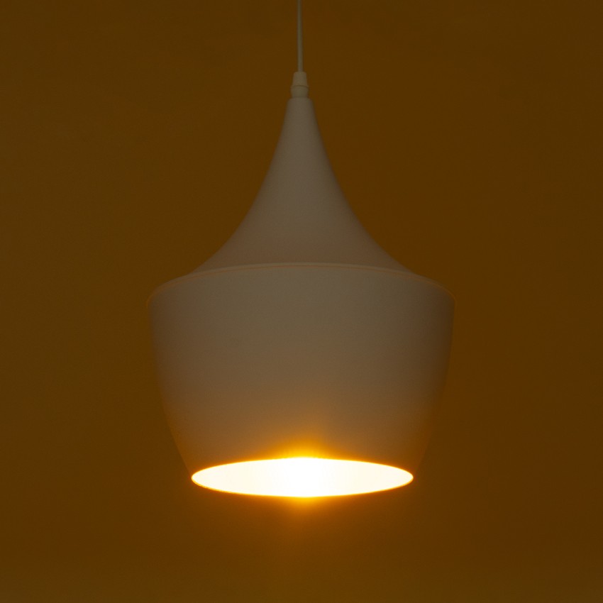 SHANGHAI  Μοντέρνο Κρεμαστό Φωτιστικό Καμπάνα Σετ Τρίφωτο 3 x E27 IP20 Λευκό & Χρυσό Μέταλλο - Μ79.5 x Π79.5 x Υ38cm