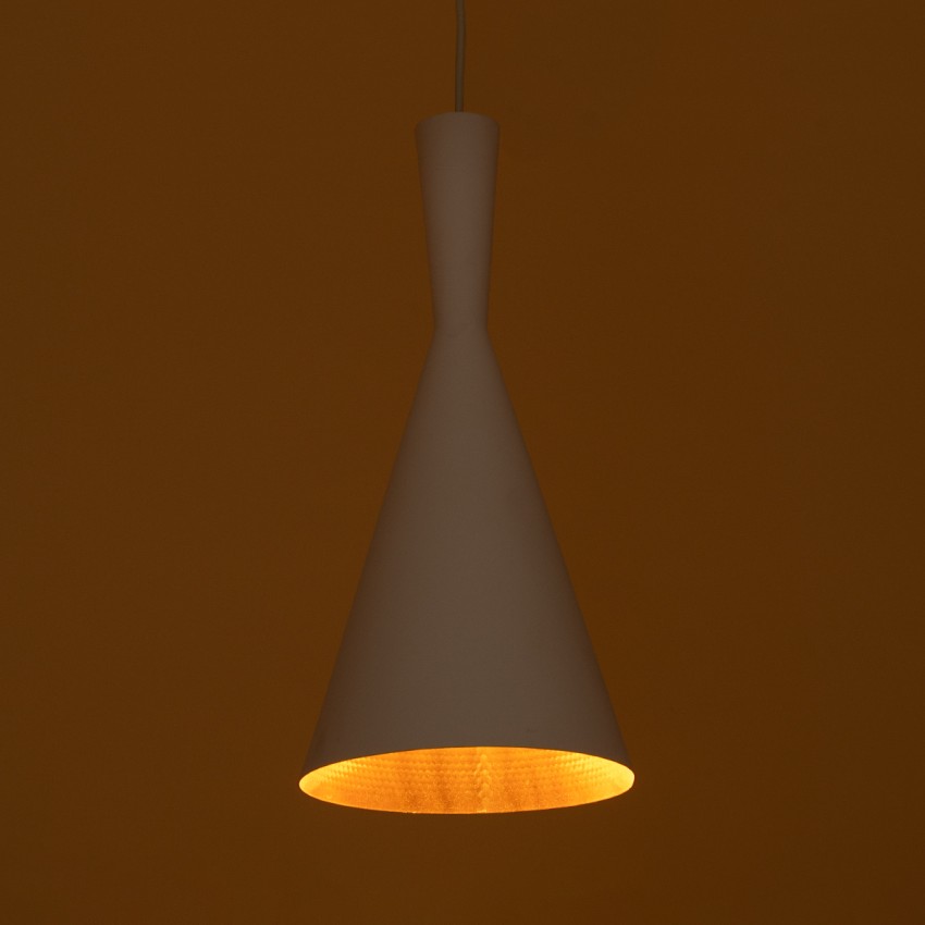 SHANGHAI  Μοντέρνο Κρεμαστό Φωτιστικό Καμπάνα Σετ Τρίφωτο 3 x E27 IP20 Λευκό & Χρυσό Μέταλλο - Μ79.5 x Π79.5 x Υ38cm