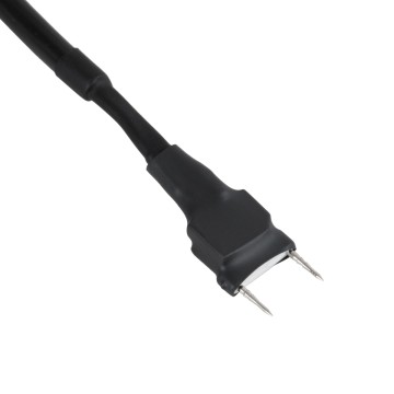 Connector AC/DC Max 10m Τροφοδοσίας Για Όλες τις Μονόχρωμες Epistar Wide Ταινίες LED Διπλής Σειράς DC 230V 2 Pin Μ25 x Π1.6 x Y0.8cm