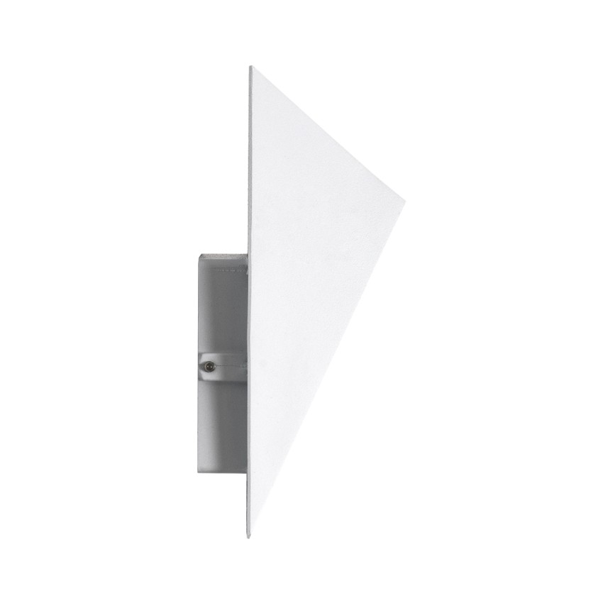 STEALTH  Φωτιστικό Τοίχου - Απλίκα Αρχιτεκτονικού Φωτισμού Εσωτερικού/Εξωτερικού Χώρου Up or Down LED 10W 1000lm 60° AC220-240V Αδιάβροχο IP65 - Σώμα Αλουμινίου & Tempered Glass - Μ17 x Π17 x Υ7.5cm - Θερμό Λευκό 2700K - Λευκό - Bridgelux Chip