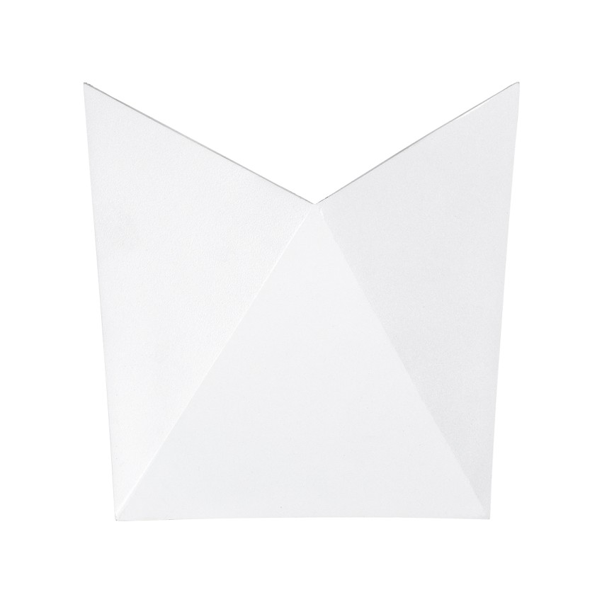 STEALTH  Φωτιστικό Τοίχου - Απλίκα Αρχιτεκτονικού Φωτισμού Εσωτερικού/Εξωτερικού Χώρου Up or Down LED 10W 1100lm 60° AC220-240V Αδιάβροχο IP65 - Σώμα Αλουμινίου & Tempered Glass - Μ17 x Π17 x Υ7.5cm - Φυσικό Λευκό 4500K - Λευκό - Bridgelux Chip