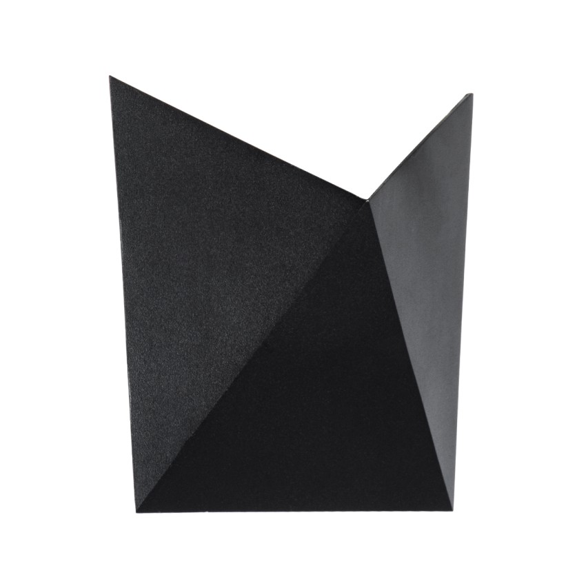 STEALTH  Φωτιστικό Τοίχου - Απλίκα Αρχιτεκτονικού Φωτισμού Εσωτερικού/Εξωτερικού Χώρου Up or Down LED 10W 1100lm 60° AC220-240V Αδιάβροχο IP65 - Σώμα Αλουμινίου & Tempered Glass - Μ17 x Π17 x Υ7.5cm - Φυσικό Λευκό 4500K - Μαύρο - Bridgelux Chip