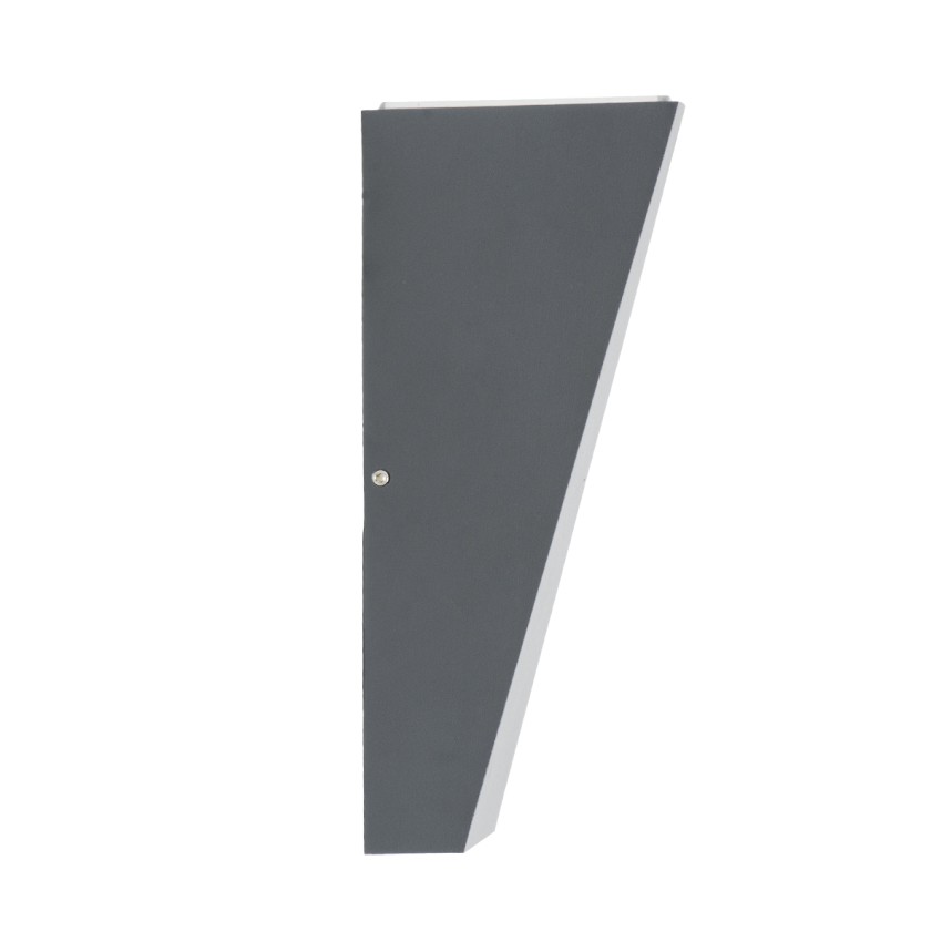 TRIANDE  Φωτιστικό Τοίχου - Απλίκα Αρχιτεκτονικού Φωτισμού Εσωτερικού/Εξωτερικού Χώρου Up & Down LED 10W 1150lm 5° & 60° AC 220-240V Αδιάβροχο IP65 Μ8.5 x Π8.5 x Υ20cm - Θερμό Λευκό 2700K - Γκρι Ανθρακί - Bridgelux Chip