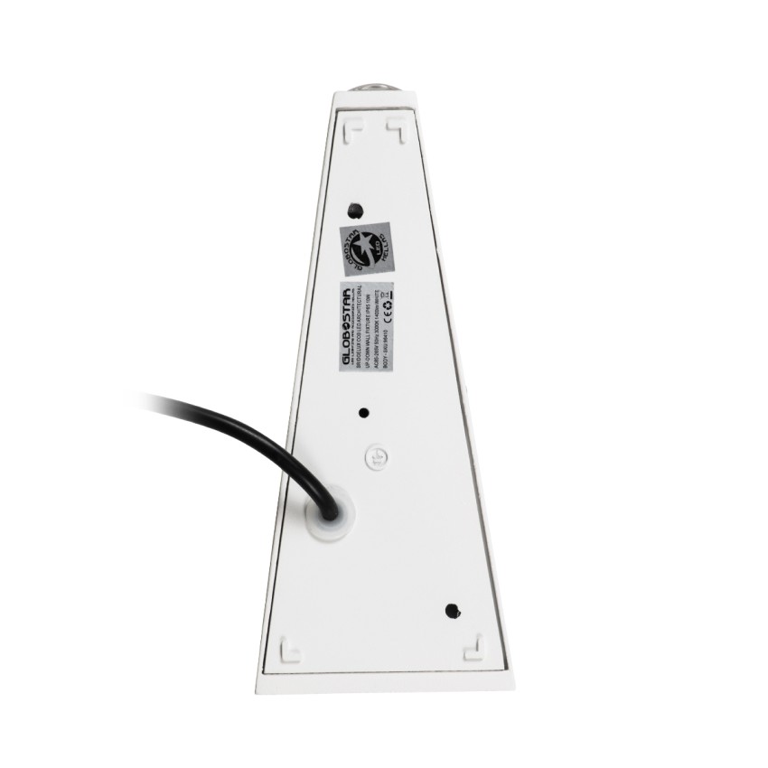 TRIANDE  Φωτιστικό Τοίχου - Απλίκα Αρχιτεκτονικού Φωτισμού Εσωτερικού/Εξωτερικού Χώρου Up & Down LED 10W 1250lm 5° & 60° AC 220-240V Αδιάβροχο IP65 Μ8.5 x Π8.5 x Υ20cm - Ψυχρό Λευκό 6000K - Λευκό - Bridgelux Chip