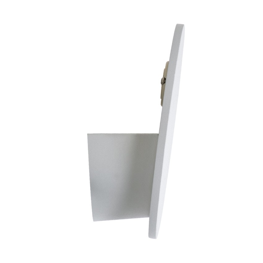 REDONDO  Φωτιστικό Τοίχου - Απλίκα Αρχιτεκτονικού Φωτισμού Εσωτερικού/Εξωτερικού Χώρου Up or Down LED 10W 1000lm 60° AC220-240V Αδιάβροχο IP65 - Σώμα Αλουμινίου & Tempered Glass - Μ14 x Π14 x Υ5cm - Θερμό Λευκό 2700K - Λευκό - Bridgelux Chip