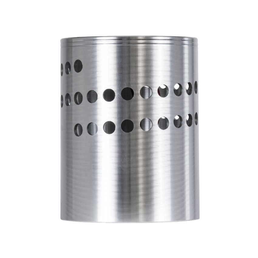 STAINS  Φωτιστικό Τοίχου - Απλίκα Αρχιτεκτονικού Φωτισμού Εσωτερικού Χώρου LED 5W 300lm 360° AC 220-240V IP44 Φ5.5 x Υ7cm - Μπλε - Ασημί Νίκελ Ματ - Bridgelux Chip