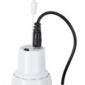 GLOBOSTAR® SOLARLAMP  Λάμπα A60 LED 3W 150lm 260° DC 5V με Φωτοβολταϊκό Panel 5V 0.2W & Επαναφορτιζόμενη Μπαταρία Li-ion 3.2V 600mAh IP20 Ψυχρό Λευκό 6000K - Μ6 x Π6 x Υ10cm