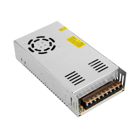 GLOBOSTAR® LUMIVOLT  Τροφοδοτικό/Μετασχηματιστής PELV 350W 70A DC 5V IP20 - AC 220-240V σε DC 5V / Ρυθμιζόμενo από DC 4V έως DC 6V - Μ21.5 x Π11.5 x Υ5cm