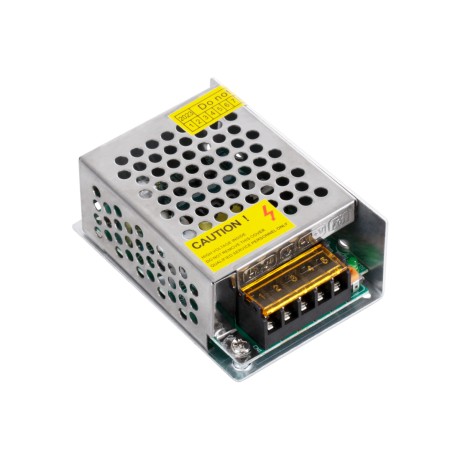 GLOBOSTAR® LUMIVOLT  Τροφοδοτικό/Μετασχηματιστής PELV 25W 1.05A DC 24V IP20 - AC 220-240V σε DC 24V / Ρυθμιζόμενo από DC 22.5V έως DC 25.5V - Μ8.7 x Π5.8 x Υ3.4cm