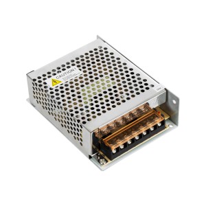 GLOBOSTAR® LUMIVOLT  Τροφοδοτικό/Μετασχηματιστής PELV 120W 5A DC 24V IP20 - AC 220-240V σε DC 24V / Ρυθμιζόμενo από DC 22.5V έως DC 25.5V - Μ13 x Π10 x Υ4cm