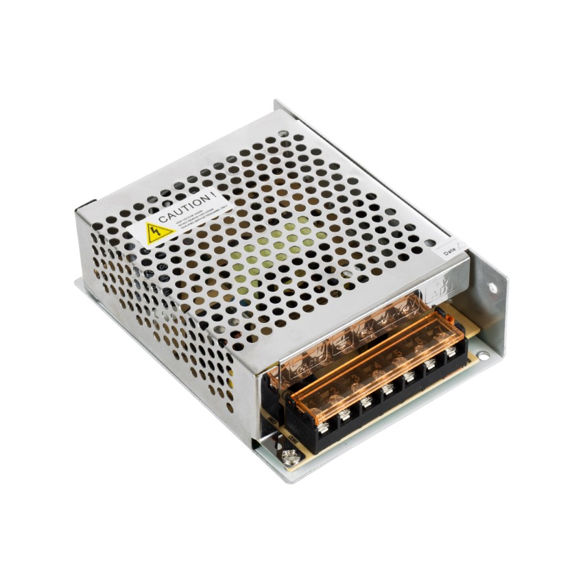 GLOBOSTAR® LUMIVOLT  Τροφοδοτικό/Μετασχηματιστής PELV 120W 5A DC 24V IP20 - AC 220-240V σε DC 24V / Ρυθμιζόμενo από DC 22.5V έως DC 25.5V - Μ13 x Π10 x Υ4cm