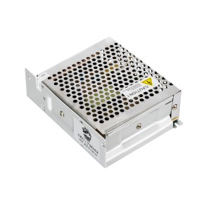 GLOBOSTAR® LUMIVOLT  Τροφοδοτικό/Μετασχηματιστής PELV 120W 5A DC 24V IP20 - AC 220-240V σε DC 24V / Ρυθμιζόμενo από DC 22.5V έως DC 25.5V - Μ13 x Π10 x Υ4cm